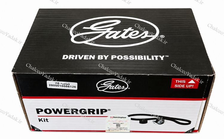 کیت تسمه تایم جک اس فایو ( JAC S5 ) پاورگریپ ( GATES ) اصلی با لیبل هرینگتون