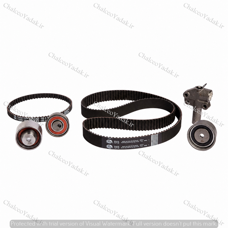 کیت تسمه تایم جک اس فایو ( JAC S5 ) پاورگریپ ( GATES ) اصلی با لیبل هرینگتون